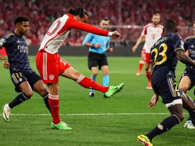 官方：萨内对阵皇马的“罗本式”进球当选拜仁4月最佳进球