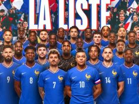 法国队公布欧洲杯大名单，与6年前世界杯夺冠相比还有7人在队