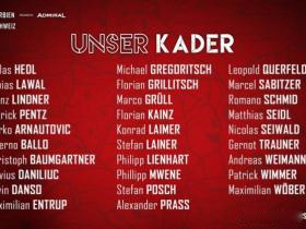 奥地利欧洲杯29人初选名单：阿拉巴缺席，阿瑙、萨比策在列