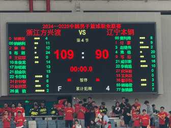 广厦19分胜辽宁获开门红 孙铭徽13分3助崴脚