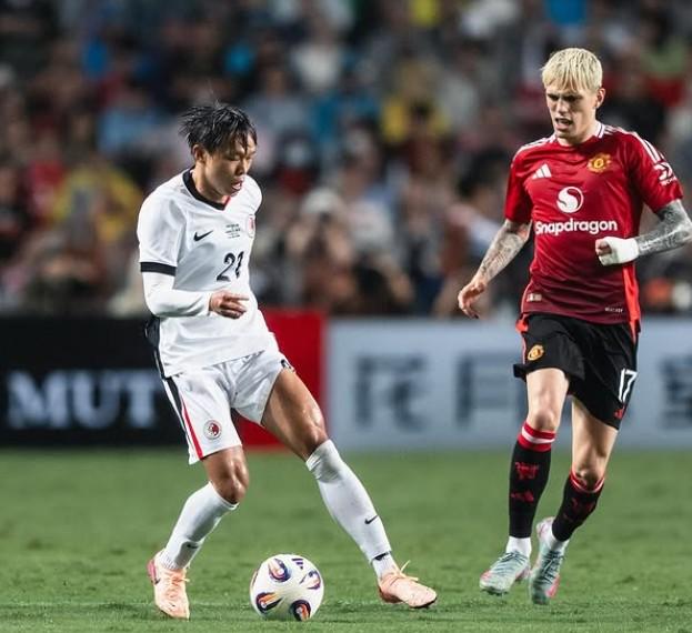 与英超曼联过招，港脚茹子楠感慨：我生命中最疯狂的时刻