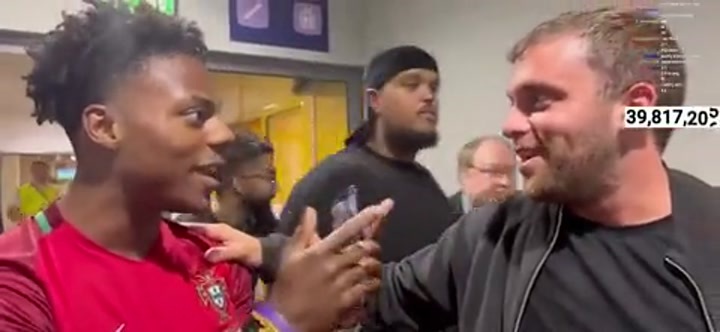 甲亢哥在欧冠决赛偶遇罗马诺