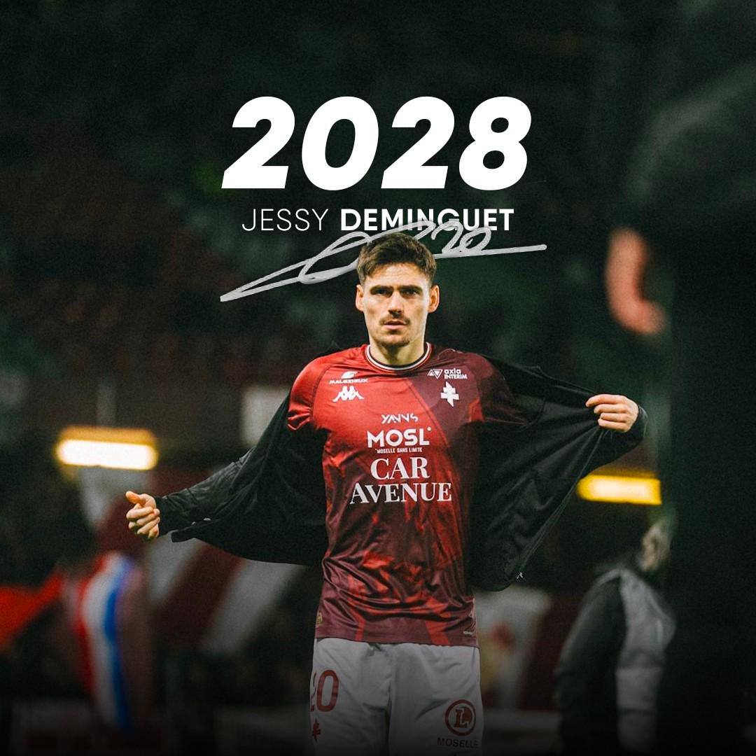 官方：梅斯买断斯特拉斯堡中场德曼盖，双方签约至2028年