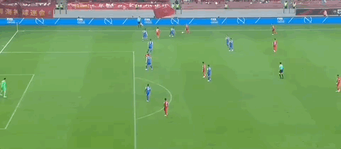 冯劲右路突破传中，加布里埃尔包抄破门，海港1-1扳平申花！