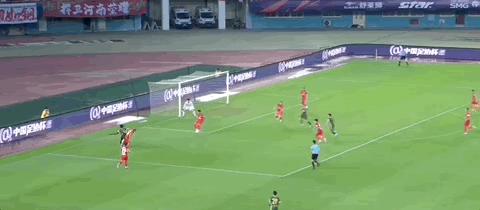 半场：河南0-1浙江，奥乌苏助攻弗兰克破门
