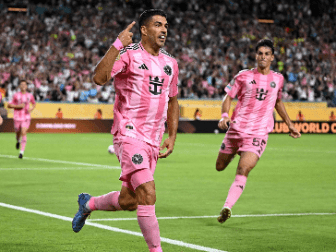 苏牙传射迈阿密2-0被追到2-2 失头名淘汰赛战巴黎