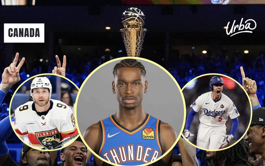 NBA总决赛MVP以及MLB&NHL季后赛MVP全部来自加拿大，历史首次
