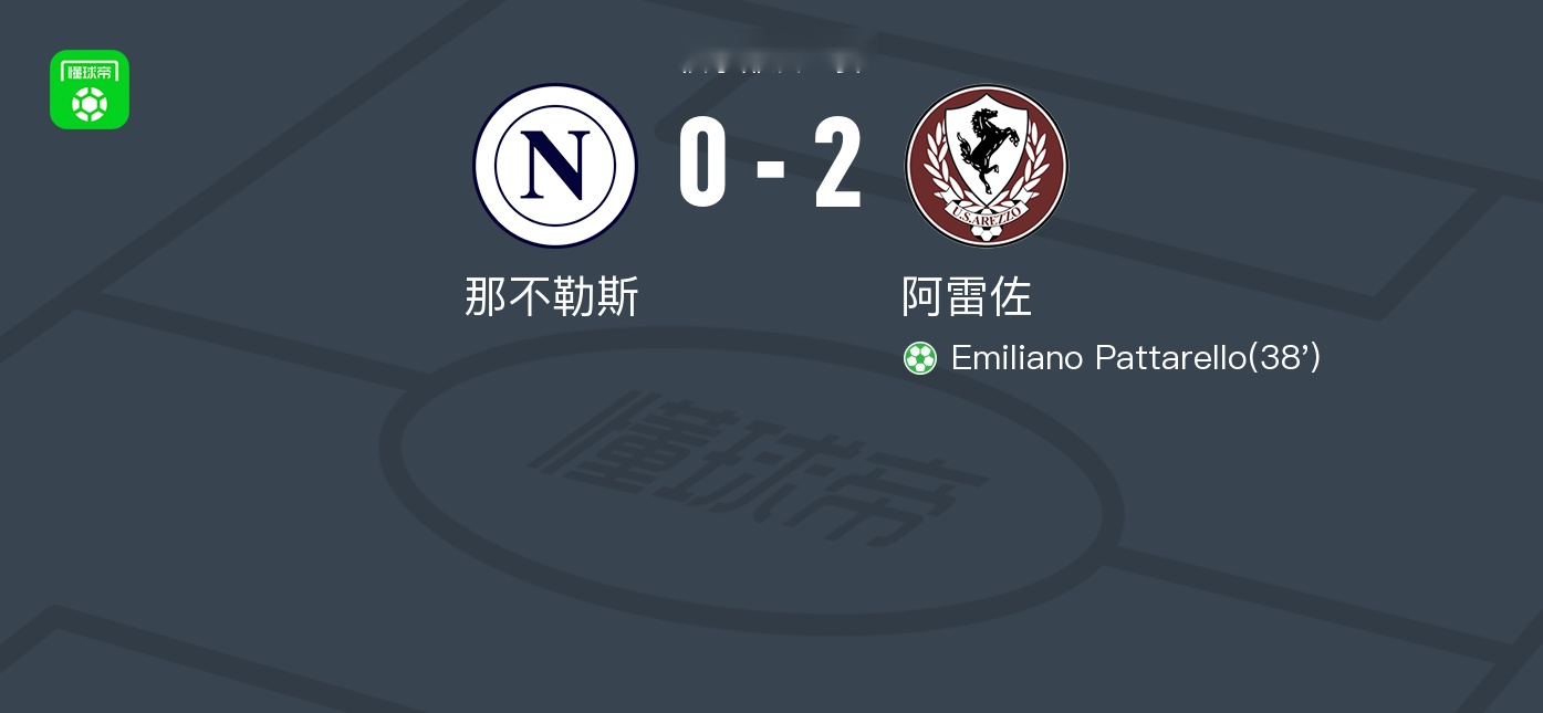 阿雷佐2-0那不勒斯