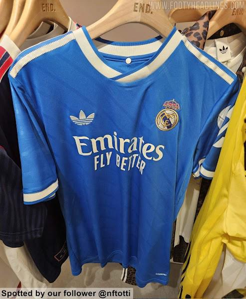 复刻经典？皇马新赛季二客球衣曝光：灵感源自主场看台座椅