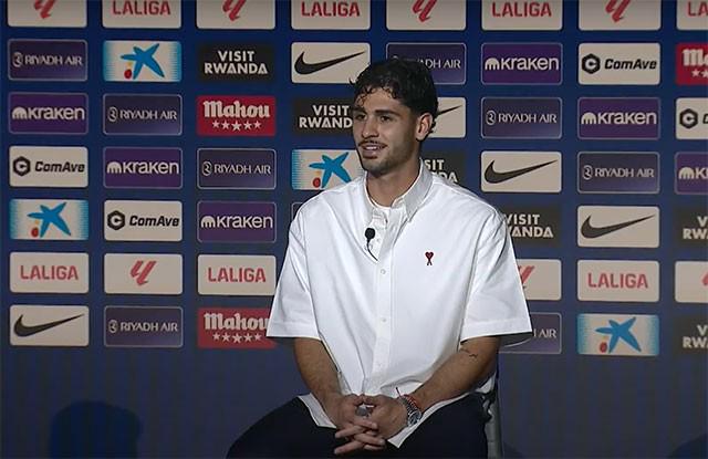 马竞新援卡多佐：签约5年是因为我对俱乐部的项目很有信心