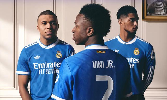 皇马发布新赛季第二客场球衣：致敬老伯纳乌球场蓝色座椅