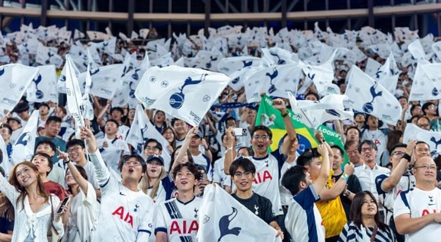外媒：热刺在今夏亚洲行期间共赚取了约1000万英镑