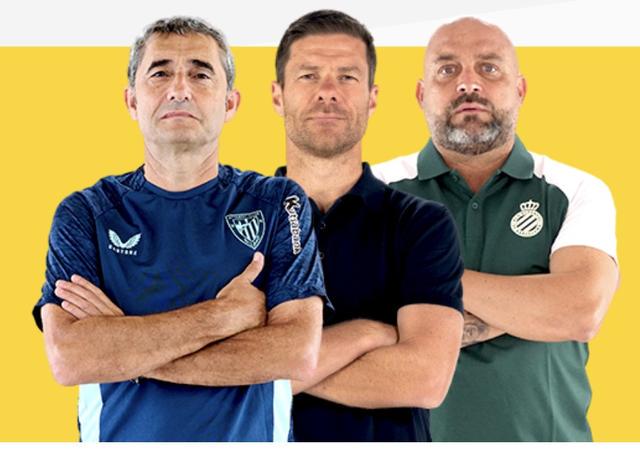 西甲8月最佳教练候选：阿隆索、巴尔韦德、马诺洛-冈萨雷斯