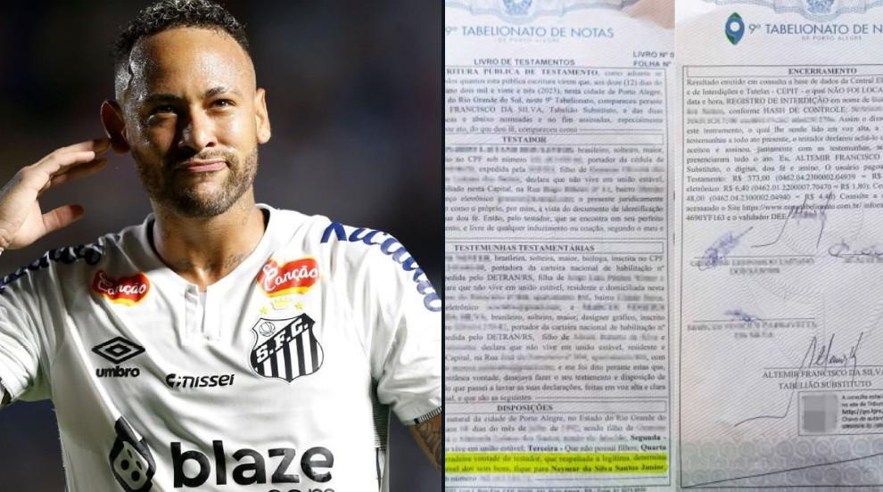 这等好事？网传30岁亿万富翁立下遗嘱，将10亿美元留给内马尔