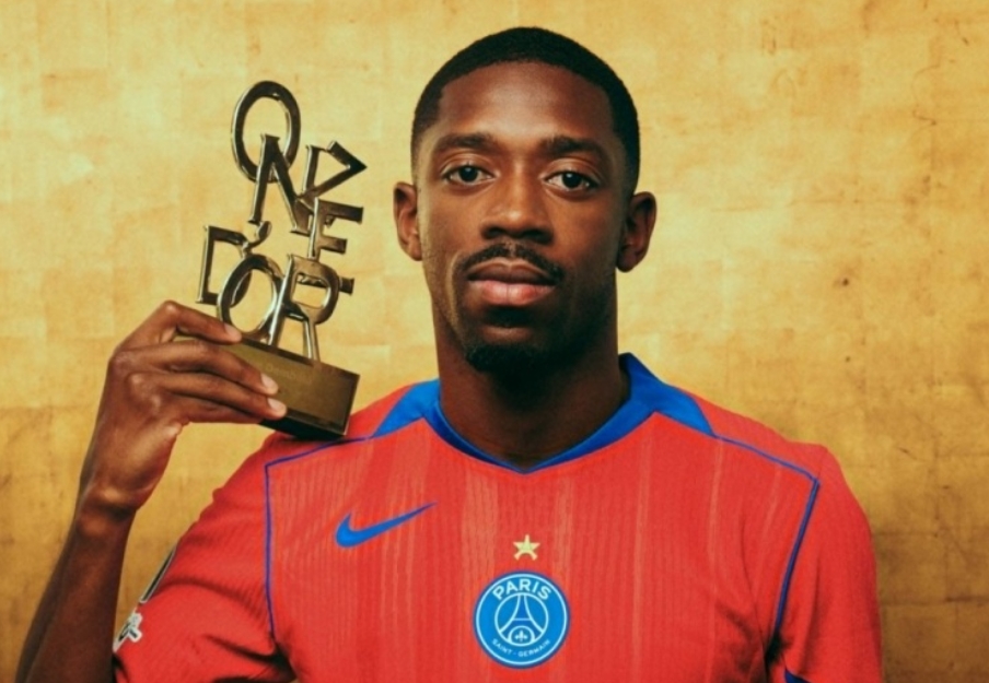 法媒：登贝莱获得2025年金11人奖 微弱优势击败亚马尔