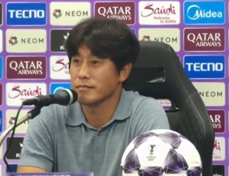 徐正源：非常遗憾；下轮联赛很重要，所以领先时换了五名首发