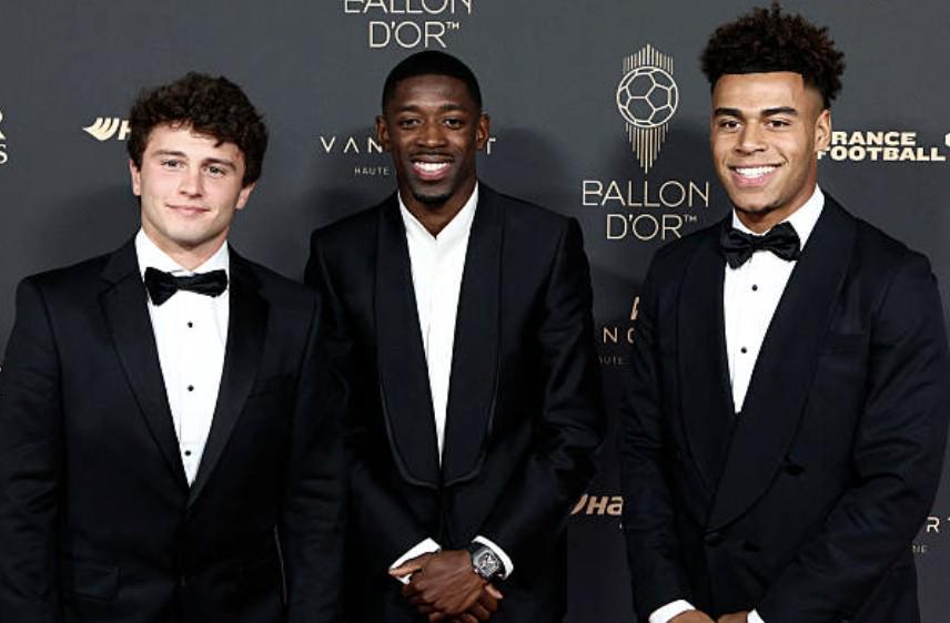 大巴黎球员金球排名：登贝莱第1、维蒂尼亚第3、阿什拉夫第6