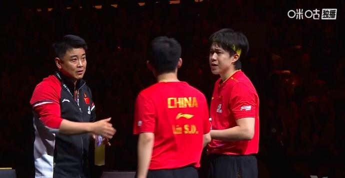 王楚钦/林诗栋3-0战胜瑞典组合法尔克/卡尔森 晋级男双八强