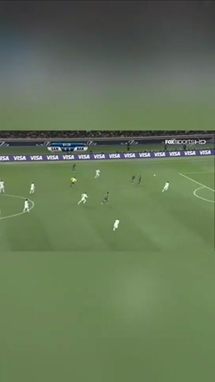 梅西这一战打服19岁的内马尔！11年世俱杯梅西2球助巴萨夺冠！