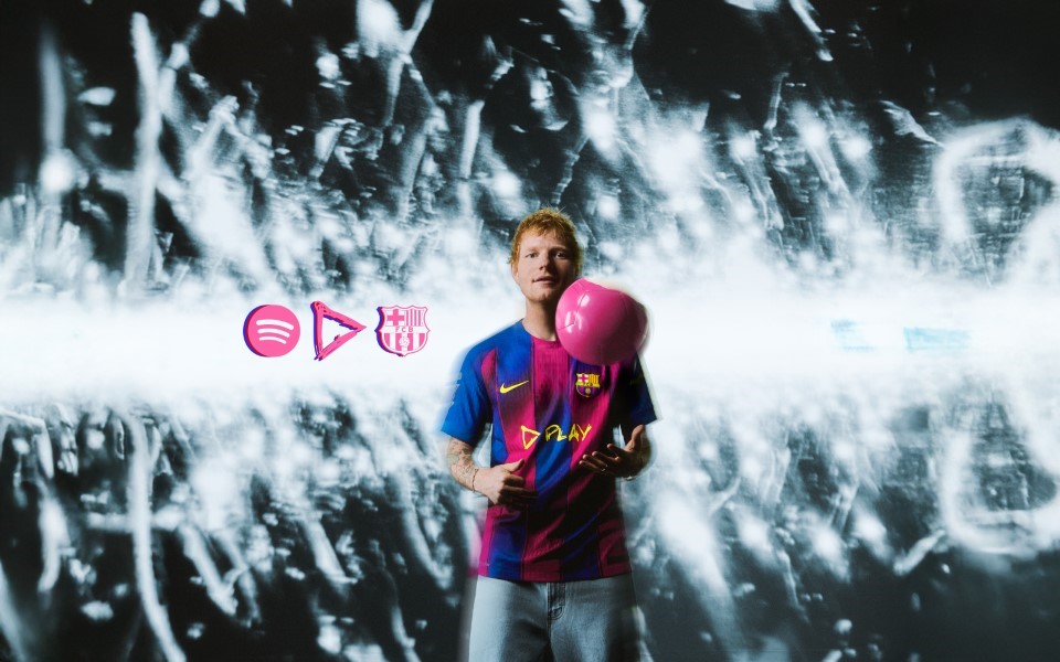 Spotify 和巴萨为即将到来的国家德比呈现Ed Sheeran