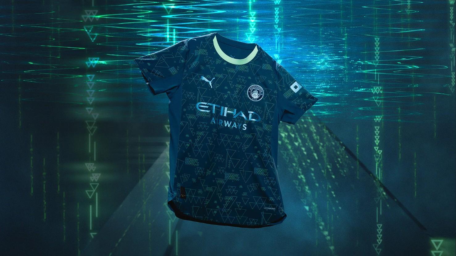 曼城发布FC 26联名球衣：队徽含NFC芯片，将在客战黄潜时亮相