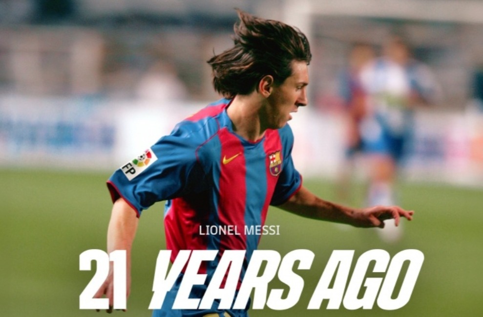 21年前今天！巴萨纪念梅西首秀：那时都还不知道未来会发生什么
