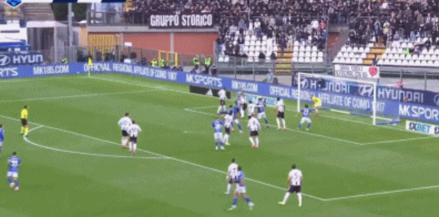 连续6场不胜！尤文0-2客负科莫，尼科-帕斯传射
