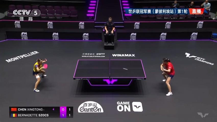 蒙彼利埃冠军赛：陈幸同0-3不敌斯佐科斯，止步首轮