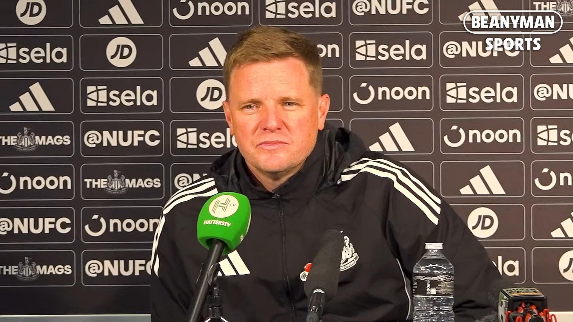 埃迪-豪：托纳利今天表现太出色了；每项赛事我们都想取得成功