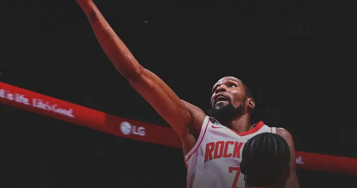 KD的影响力！火箭连续两场至少135分跻身最顶级进攻