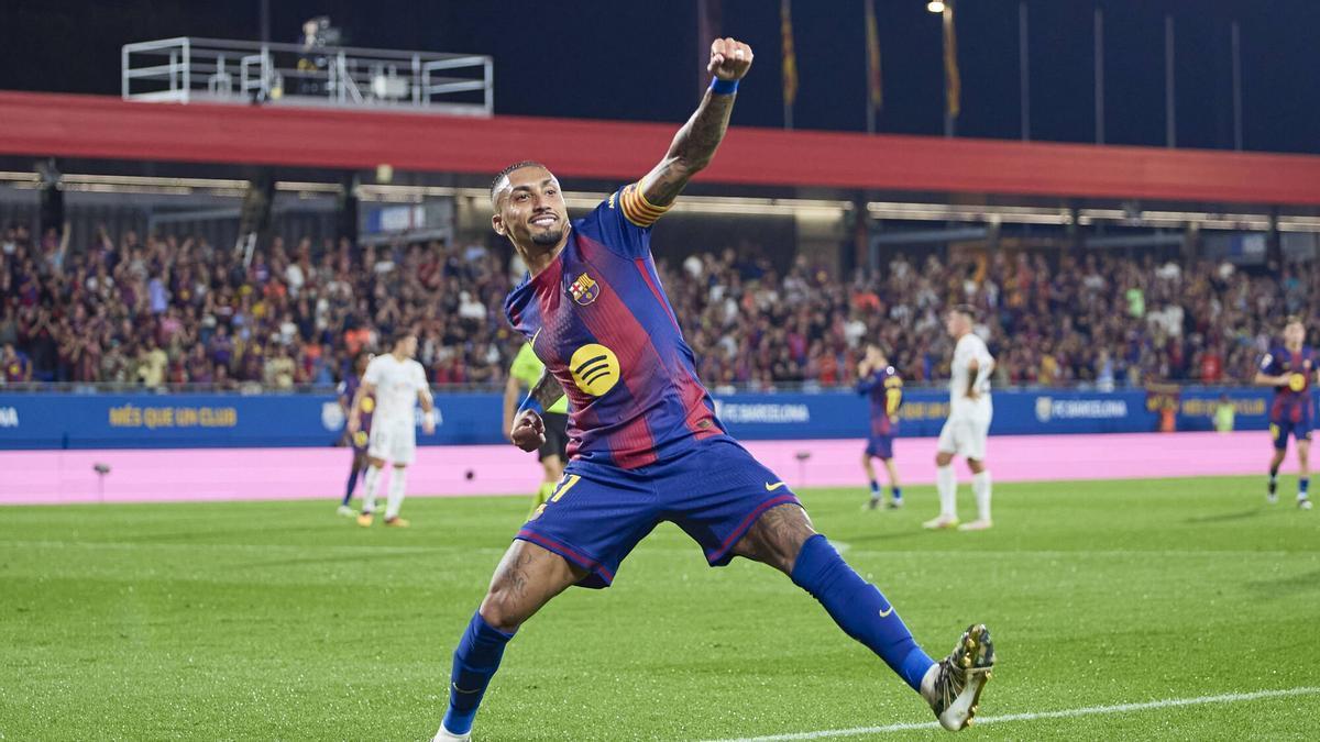 每体：拉菲尼亚缺阵影响显著，巴萨胜率和防守数据大幅下滑