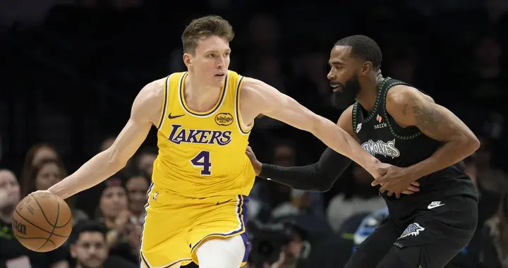 压哨绝杀！里夫斯28+16助艾顿砍两双，湖人5人得分上双险胜森林狼