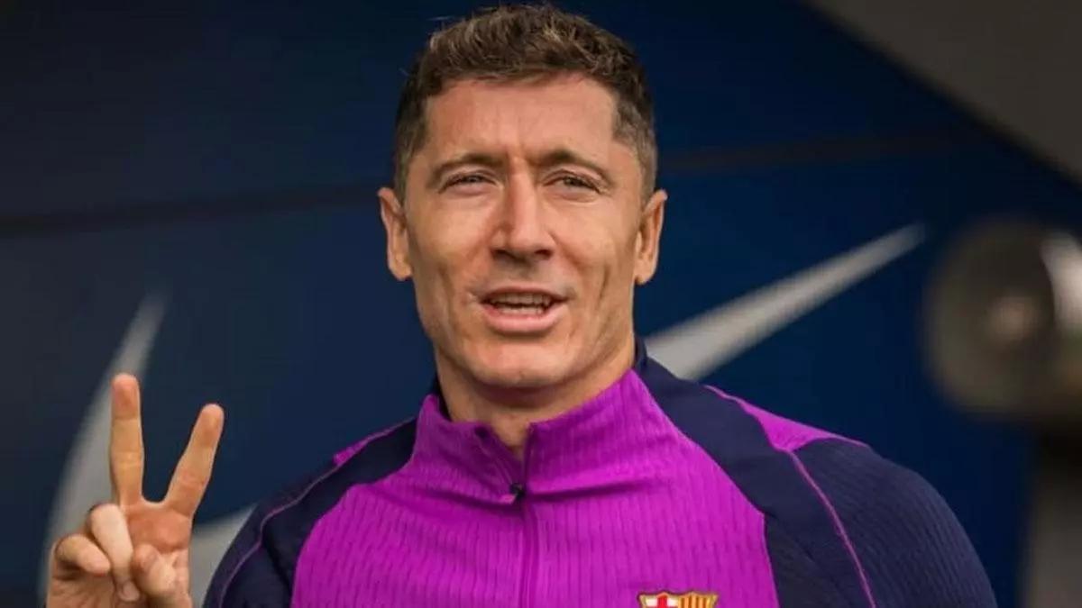 每体：莱万已随队合练，有望在对阵埃尔切的比赛中复出