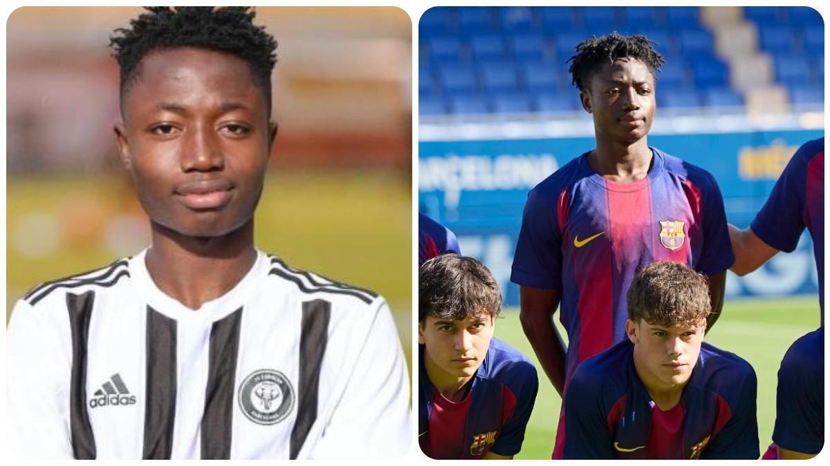 每体报道巴萨U19加里巴：偶像普约尔，有超脱黑人中卫的心智