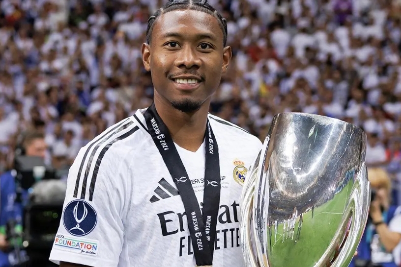 罗马诺：皇马不会和阿拉巴续约 明夏自由身离队