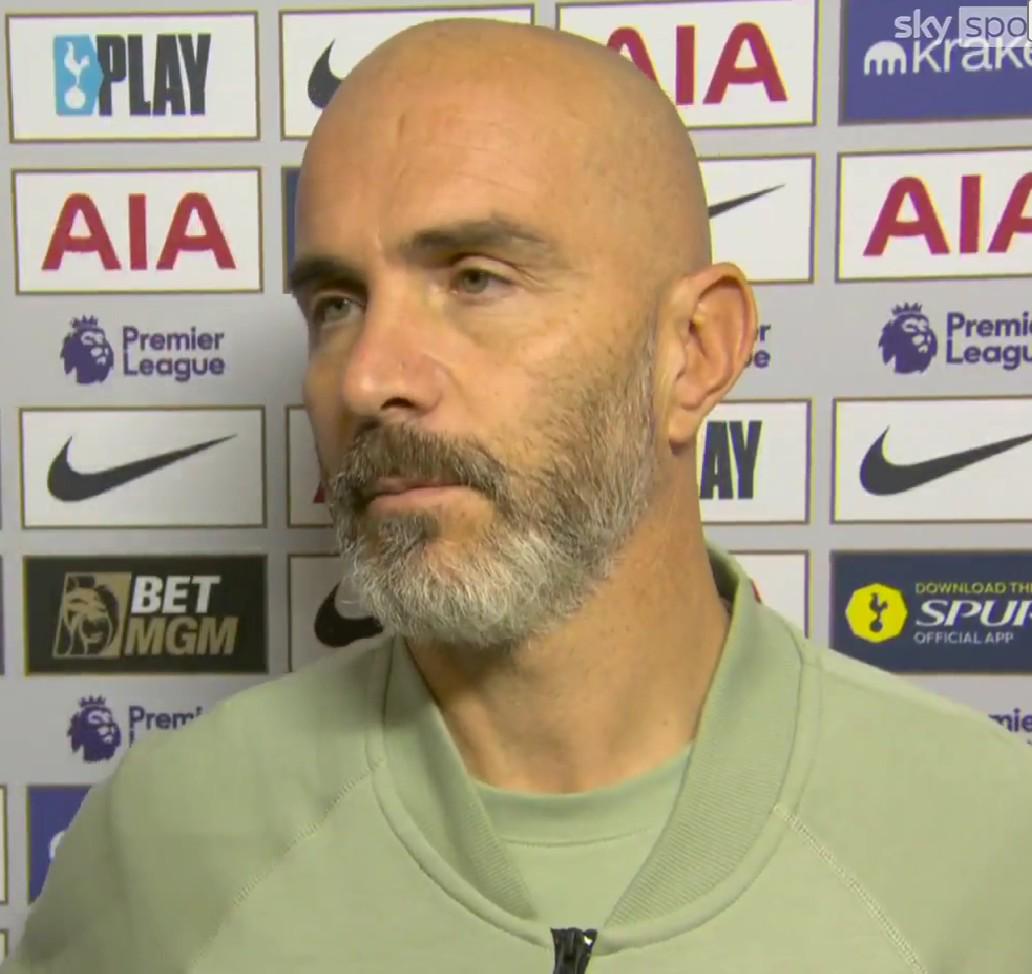 马雷斯卡：热刺的首发阵容中有很多中场球员，这场比赛将会很艰难