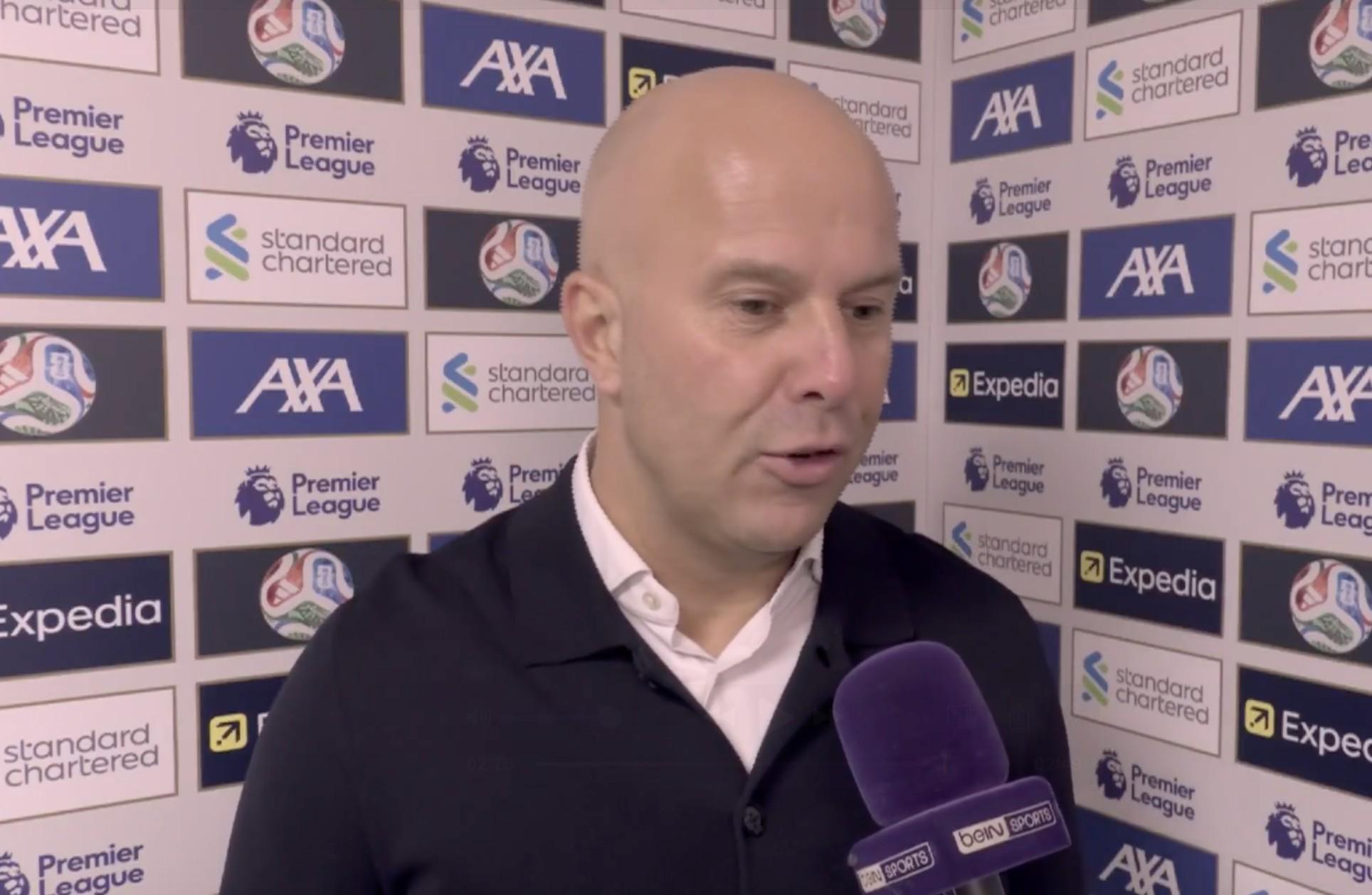 球迷高唱我的名字？斯洛特：这说明球迷很特别，也懂得感激