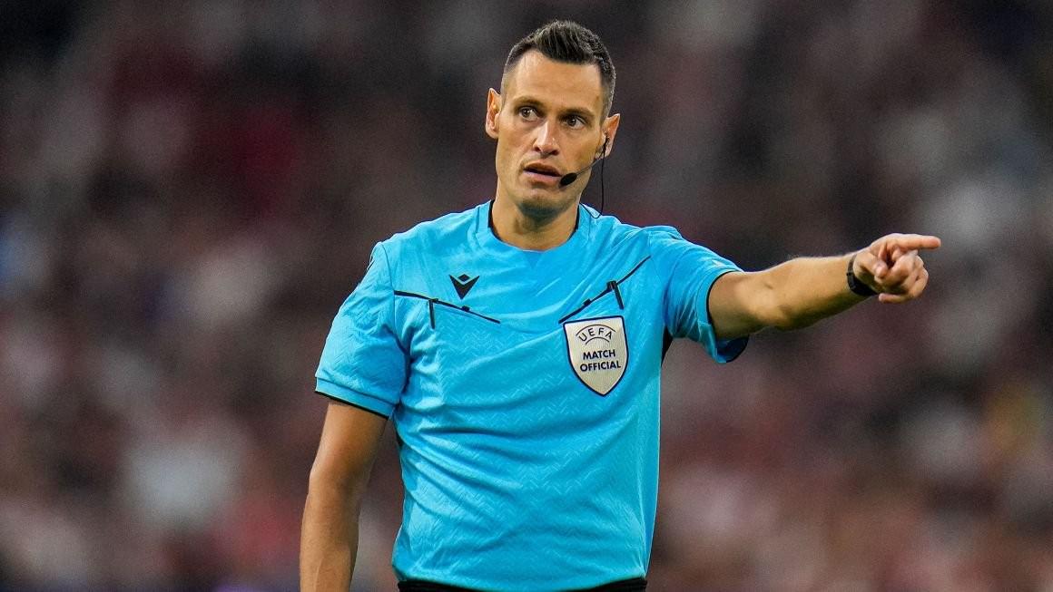 官方：意大利裁判马里亚尼将执法欧冠巴黎vs拜仁