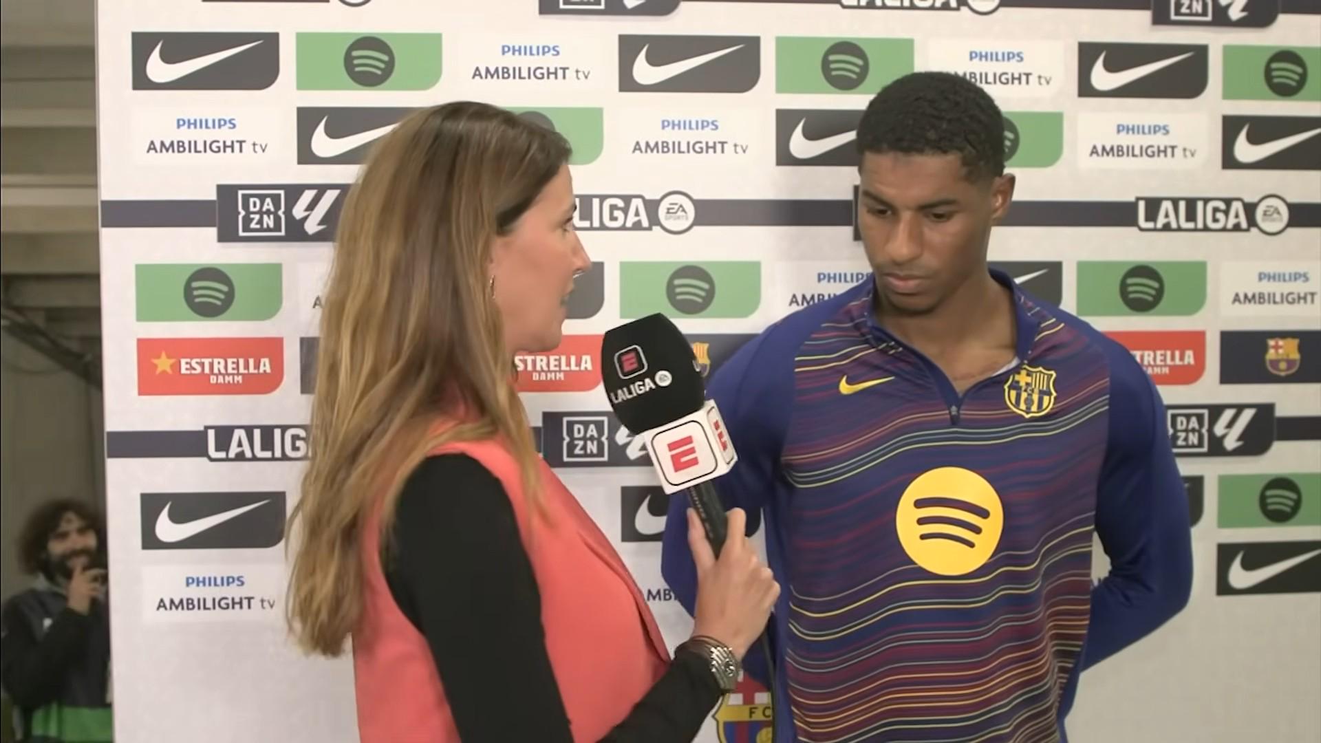 拉什福德：亚马尔心态很好，他知道下一场比赛永远是最重要的