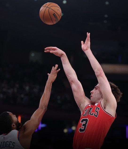 乔丹皮蓬后队史第三人，约什-吉迪砍下公牛生涯第8次三双