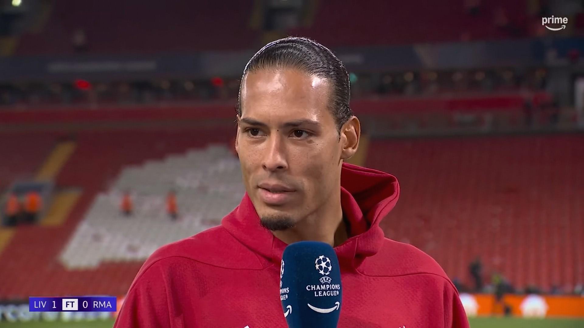 范戴克：如果你在利物浦连续输四五场比赛，那批评就是公平的