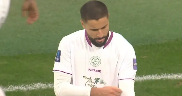 亚冠激烈冲突！张玉宁遭“胯下之辱”，法比奥暴怒，6人互相推搡