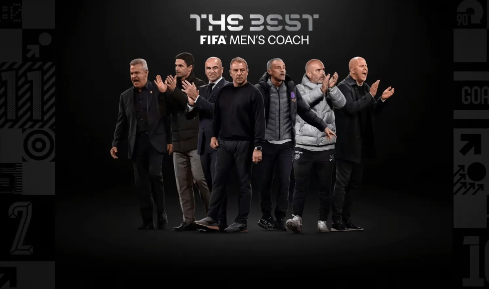 FIFA年度最佳教练候选：恩里克、弗里克、斯洛特在列