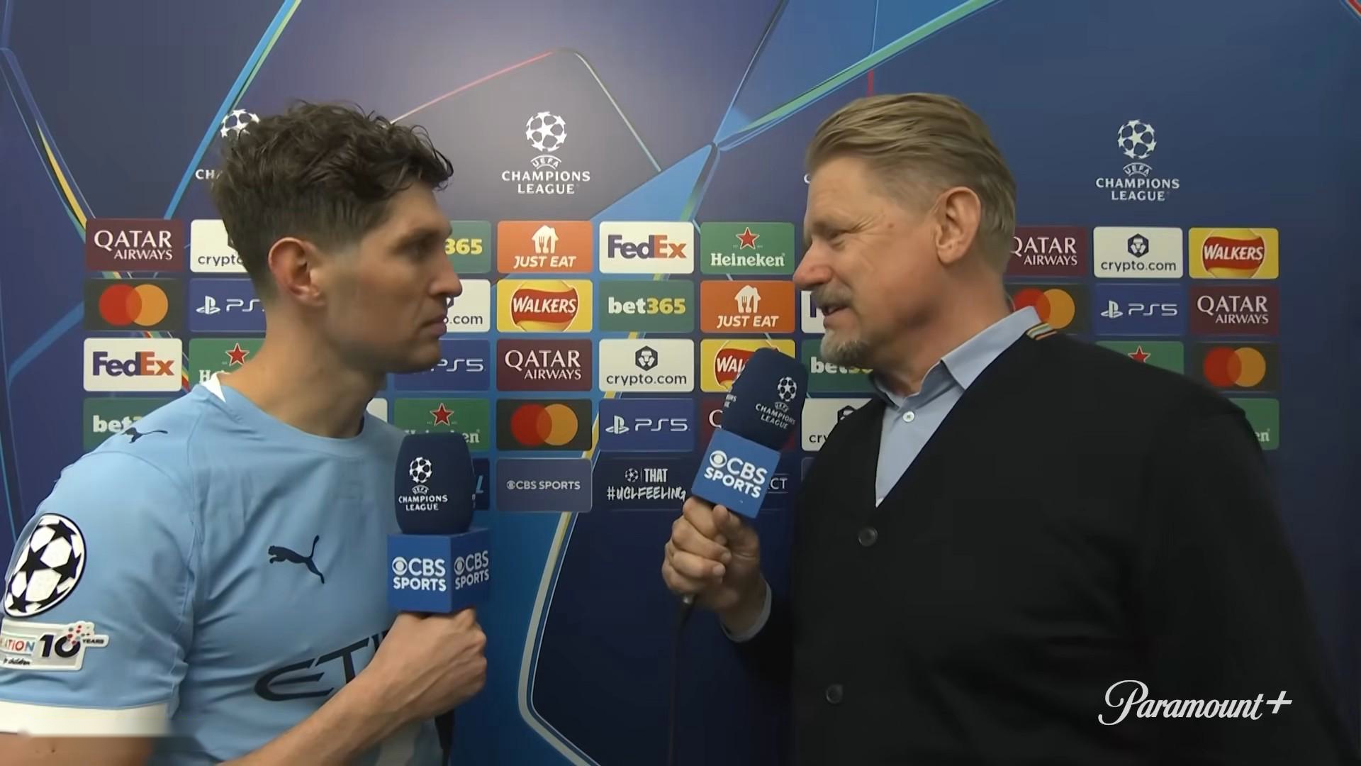 斯通斯：改打五后卫是教练的临场决定；真为福登感到开心