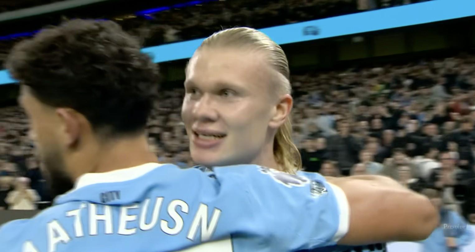 哈兰德英超赛季前11轮14球，历史同期仅次于22/23赛季的自己