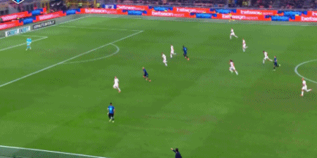 第61分钟，迪马尔科左路传中，博尼门前推射破门，国米2-0拉齐奥