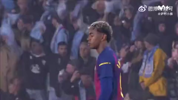 塞尔塔打进第一球后，亚马尔抱怨：我们的中场在干什么？