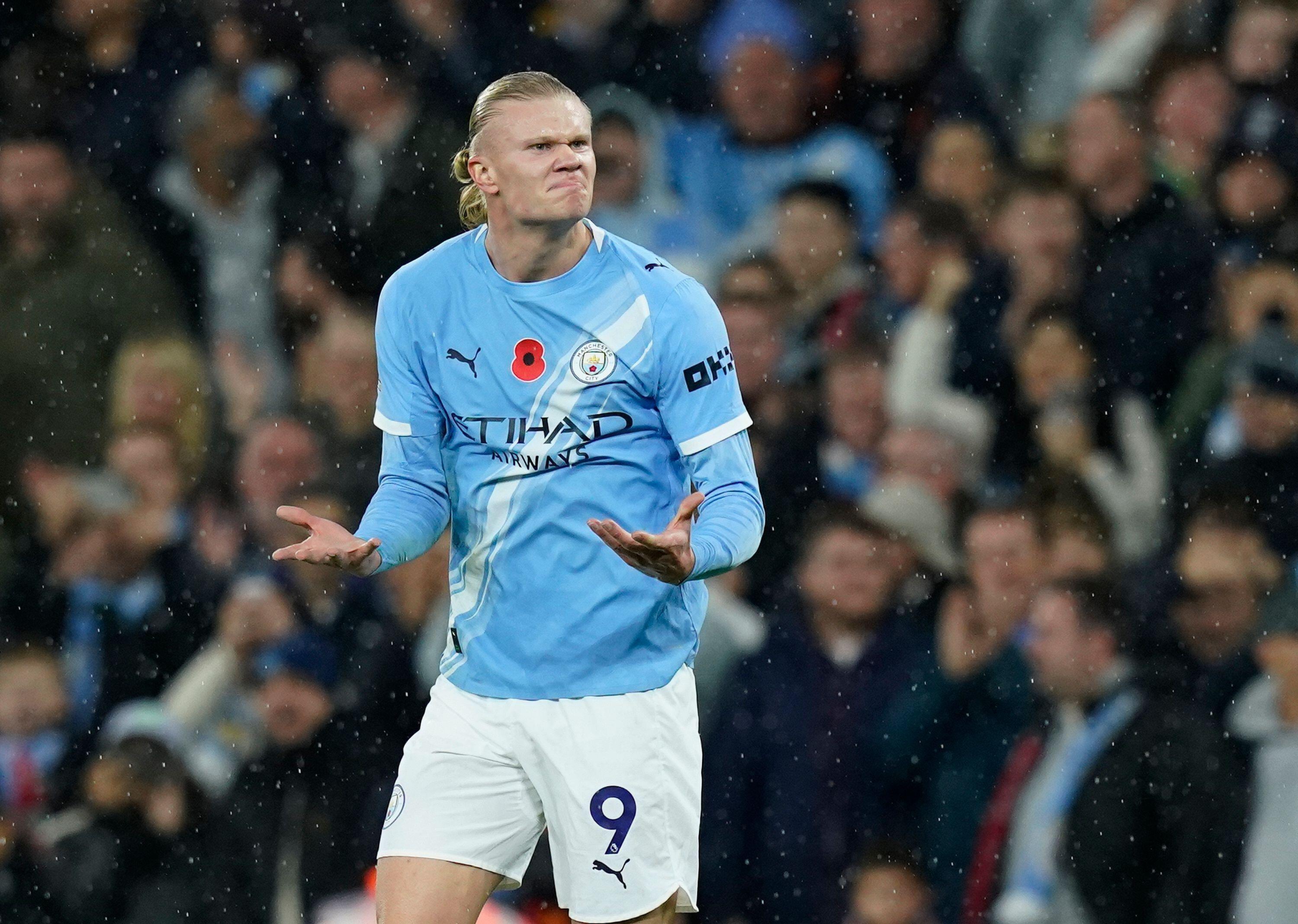 哈兰德联赛对Big6数据：对曼联进8球最多，对利物浦进2球最少