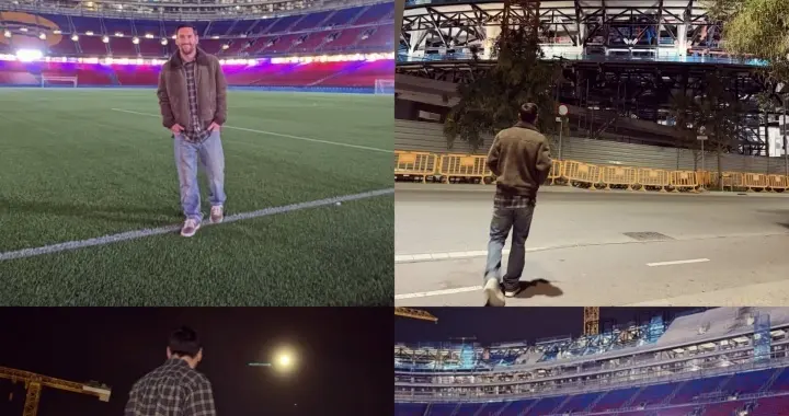 梅西如何进入诺坎普？保安一眼认出后放行，巴萨事后找补被打脸