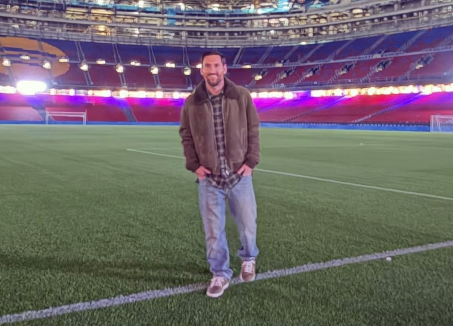 拉波尔塔：我不知道梅西会来 这是一个温馨又即兴的决定